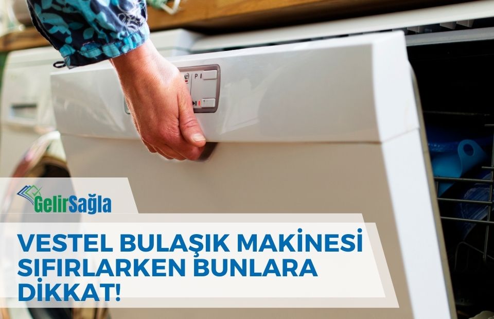 vestel bulaşık makinesi reset atmak